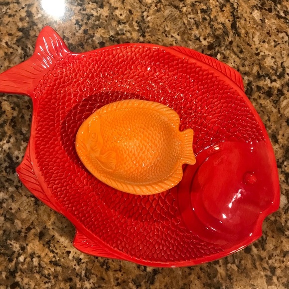 🐟Ceramic Fish Serving Dishes/Decor - Picture 2 of 10